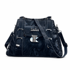 Marbled Structured Handbag