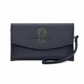 Scalloped Flap Wristlet Clutch