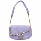 Light Marbled Chain-Shoulder Bag