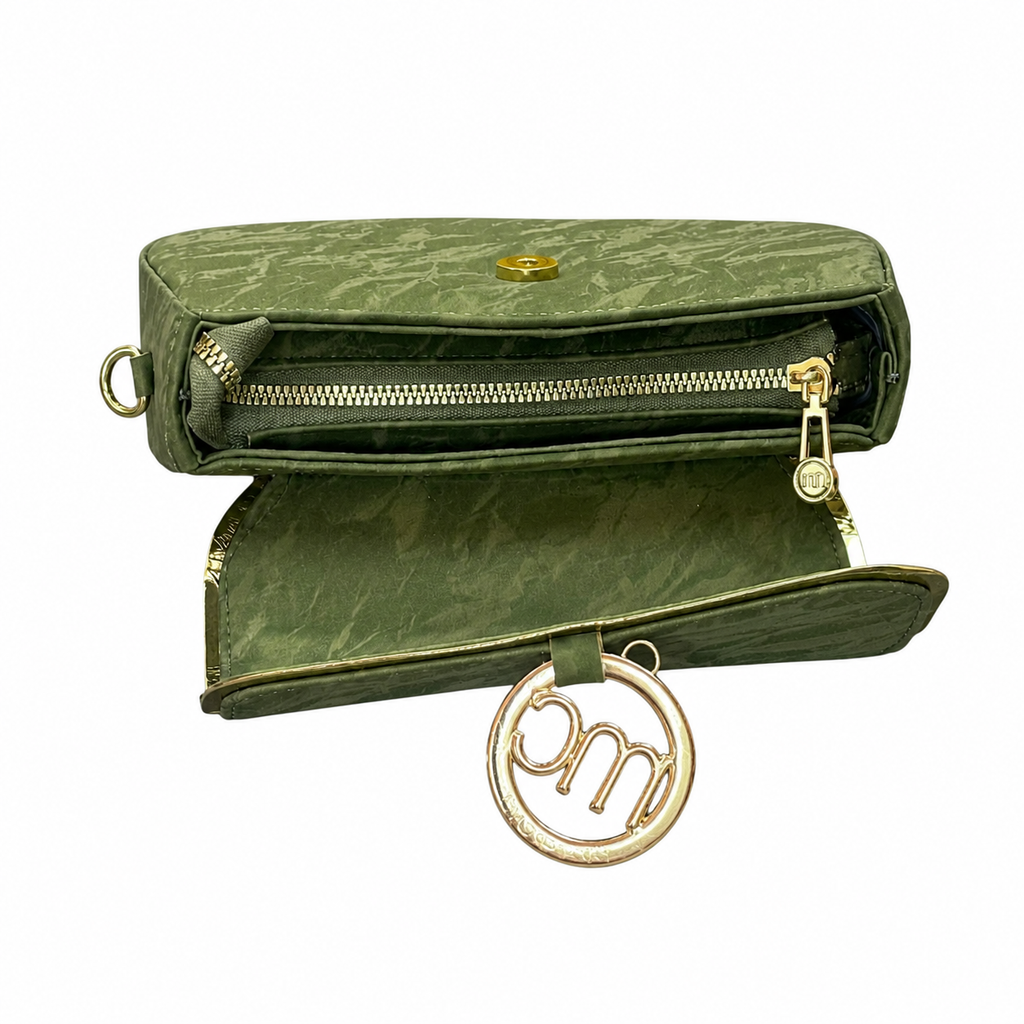 Light Marbled Chain-Shoulder Bag