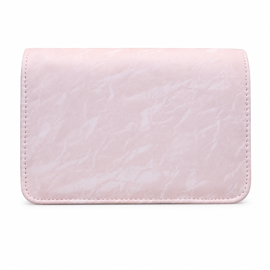 Marbled Flap Clutch Bag