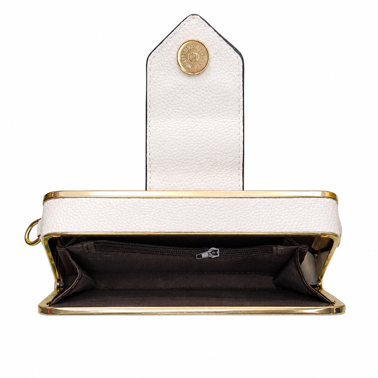 Quilted Frame Envelope Clutch