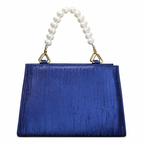 Pearl-Beaded Top-Handle Handbag