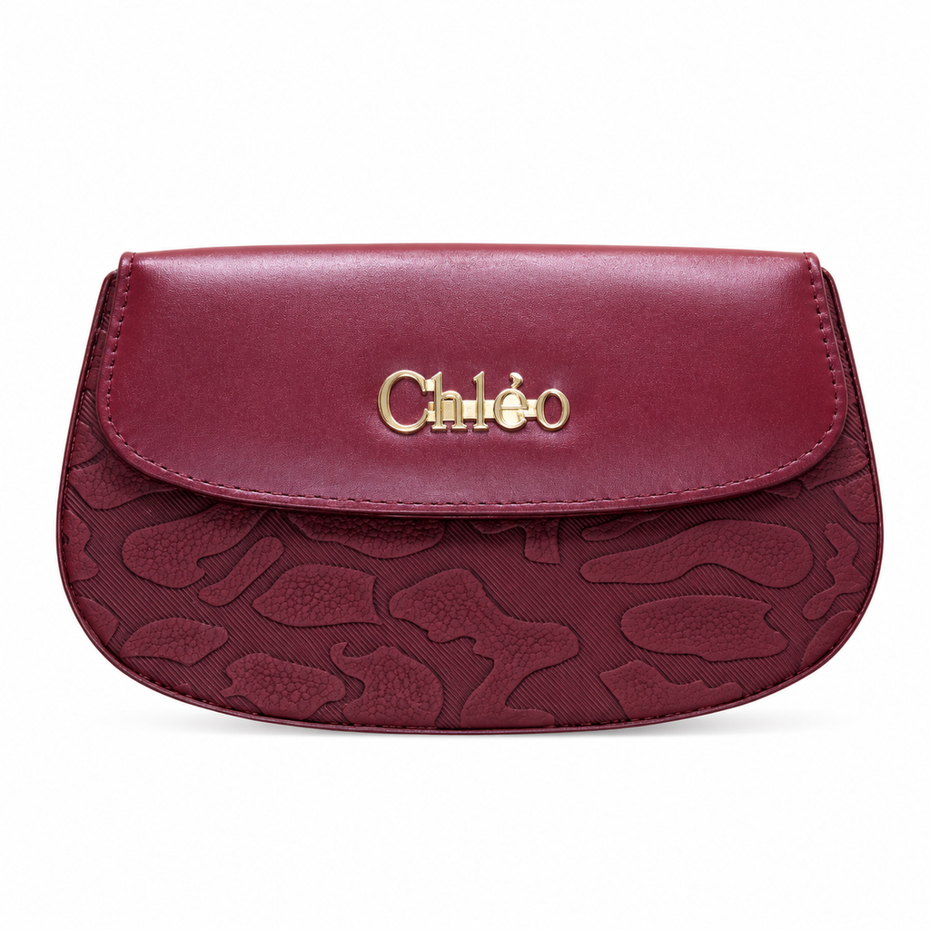 Pleated Textured Flap Chain Shoulder Bag