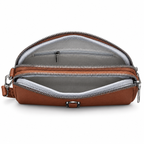 Textured Mini Zipper Pouch with Strap