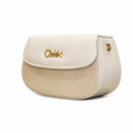 Pleated Textured Flap Chain Shoulder Bag