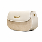 Pleated Textured Flap Chain Shoulder Bag