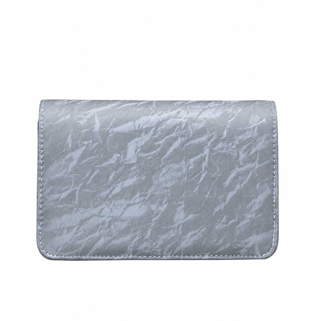 Marbled Flap Clutch Bag