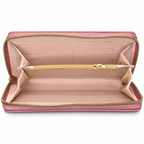Geometric Pattern Zipper Wallet