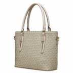 All-Over Patterned Structured Tote Bag MK