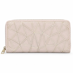 Geometric Pattern Zipper Wallet