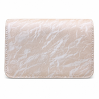 Marbled Flap Clutch Bag