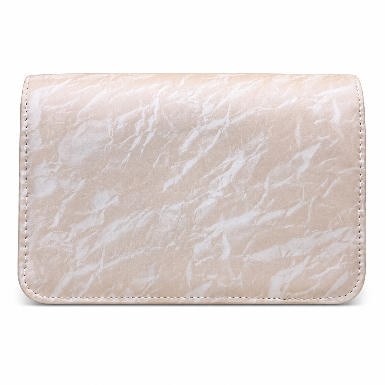 Marbled Flap Clutch Bag