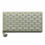 Patterned Envelope Clutch with U-Bar Detail