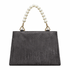 Pearl-Beaded Top-Handle Handbag