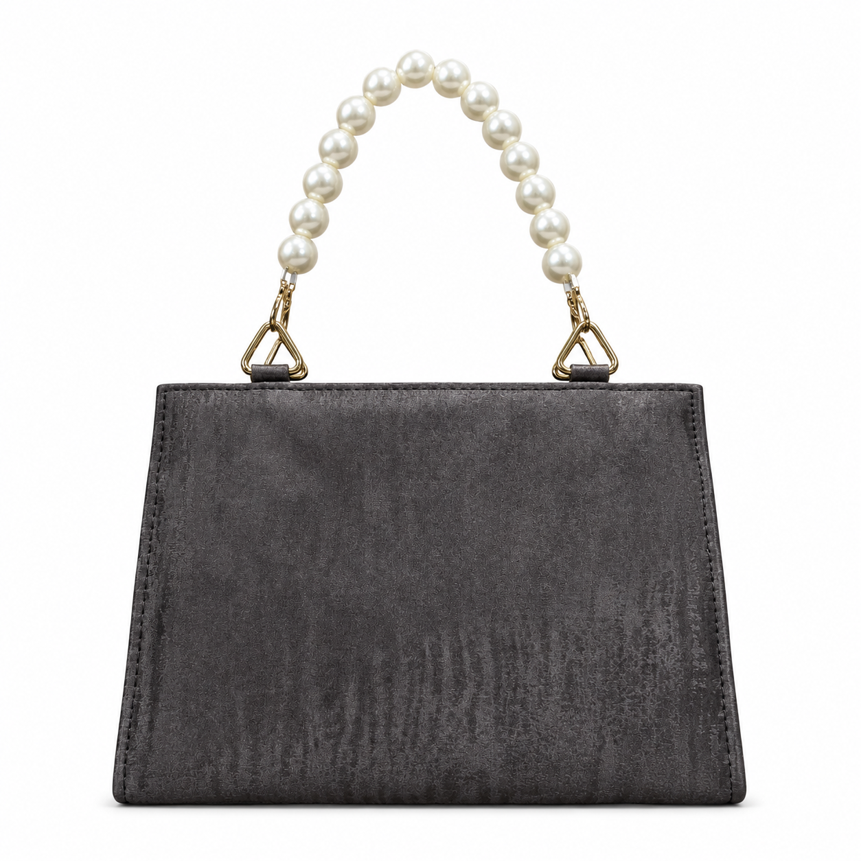 Pearl-Beaded Top-Handle Handbag
