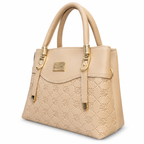 Patterned Top-Handle Handbag
