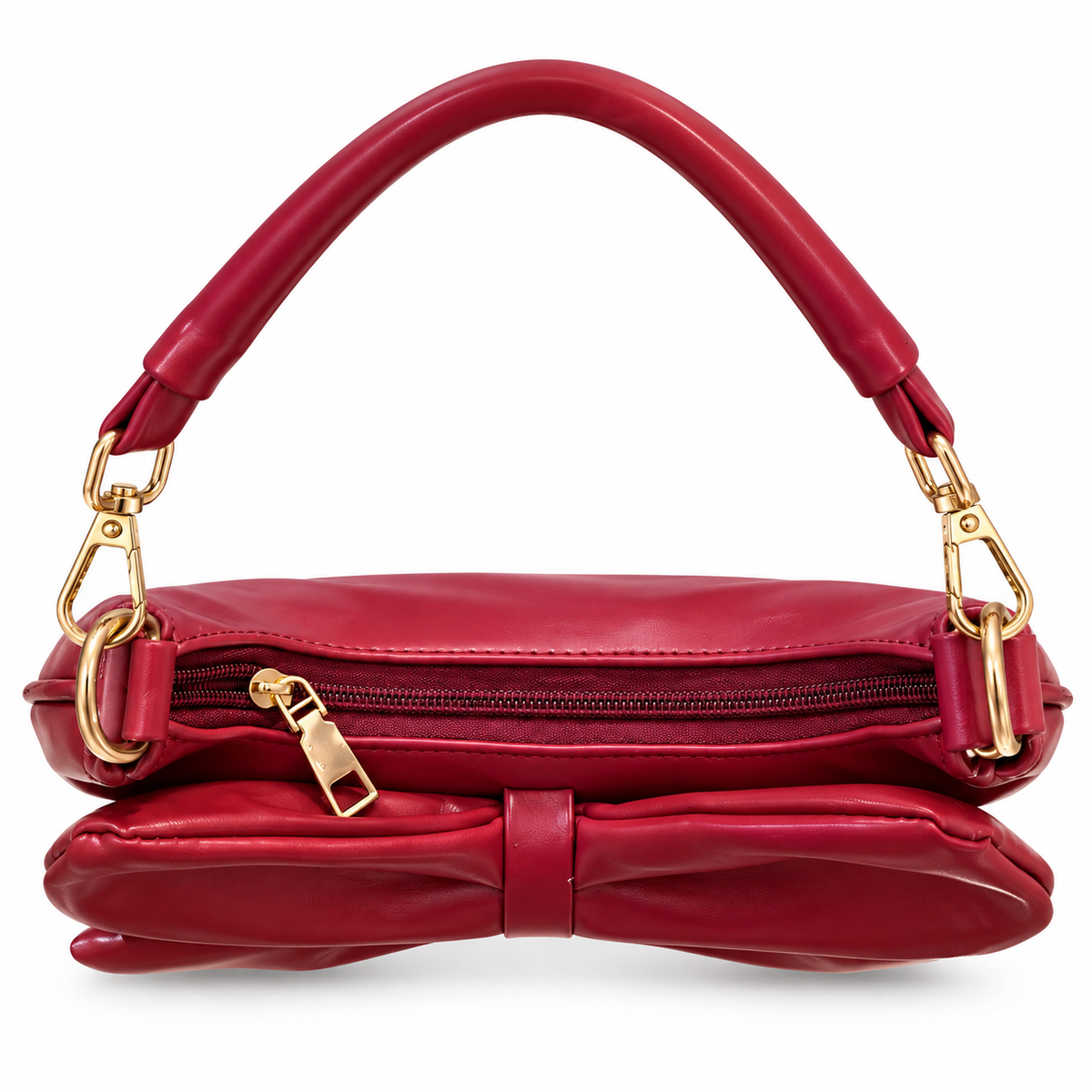Bow Detail Hobo Shoulder Bag