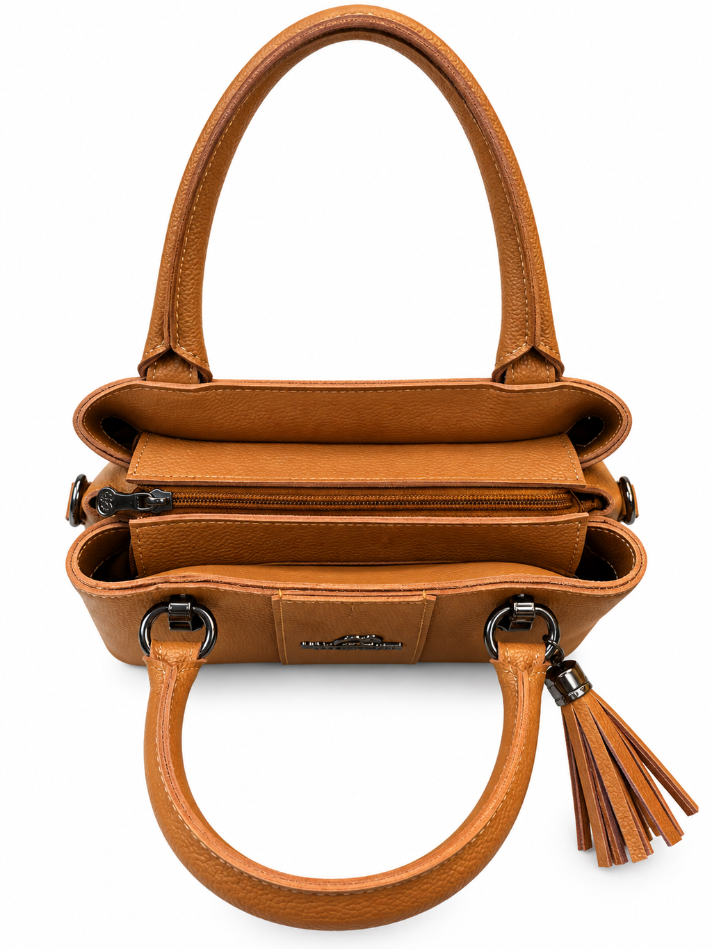 Tassel Detail Top Handle Handbag