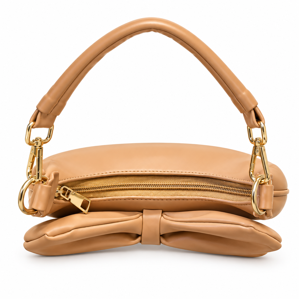 Bow Detail Hobo Shoulder Bag