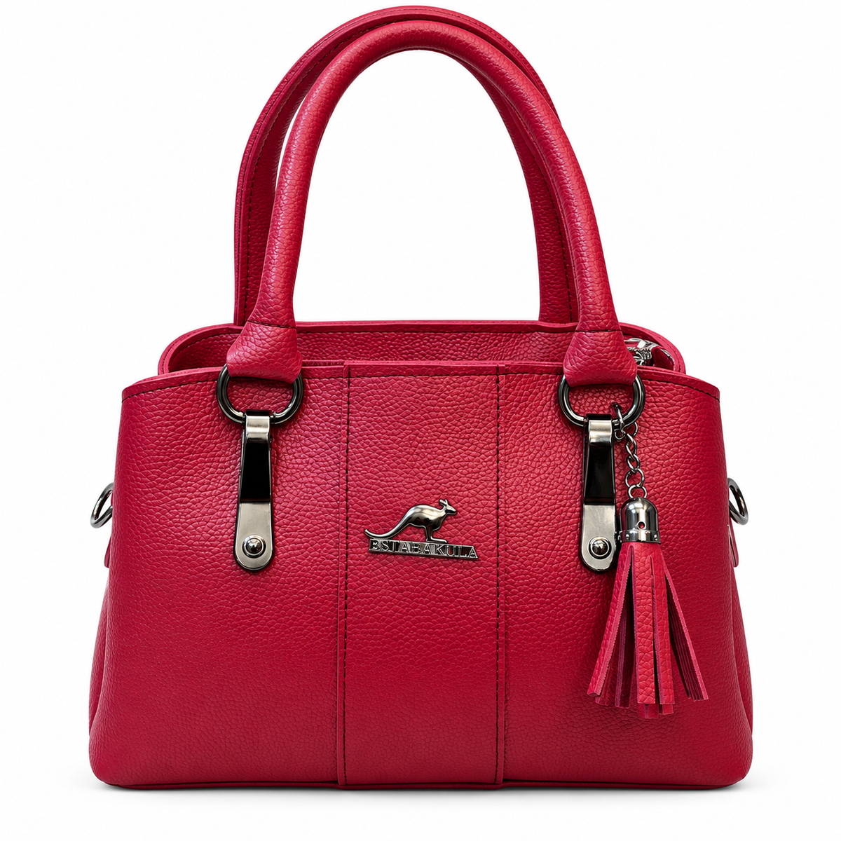 Tassel Detail Top Handle Handbag
