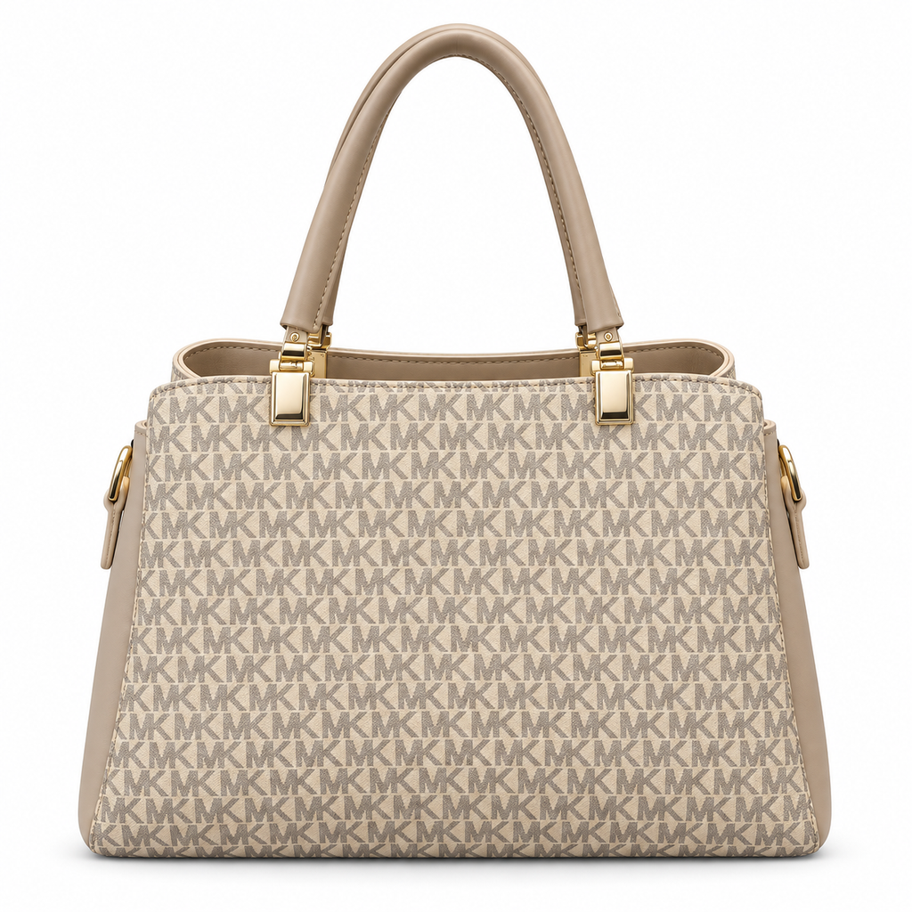 Classic MK Pattern Structured Handbag