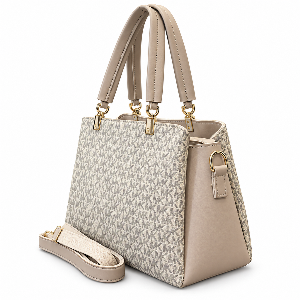 Classic MK Pattern Structured Handbag