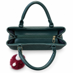 Textured Woven handBag with Shoulder Strap