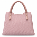 Textured Woven handBag with Shoulder Strap