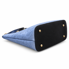 Fish Embossed Chain Shoulder Tote Bag