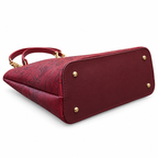 Fish Embossed Chain Shoulder Tote Bag