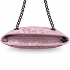 Fish Embossed Chain Shoulder Tote Bag