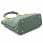Fish Embossed Chain Shoulder Tote Bag