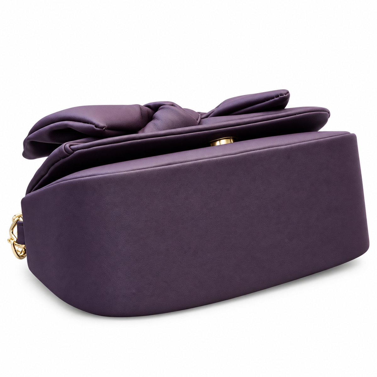 Bow Detail Pearl Chain Shoulder Bag