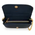 Bow Detail Pearl Chain Shoulder Bag