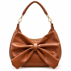 Bow Detail Hobo Shoulder Bag