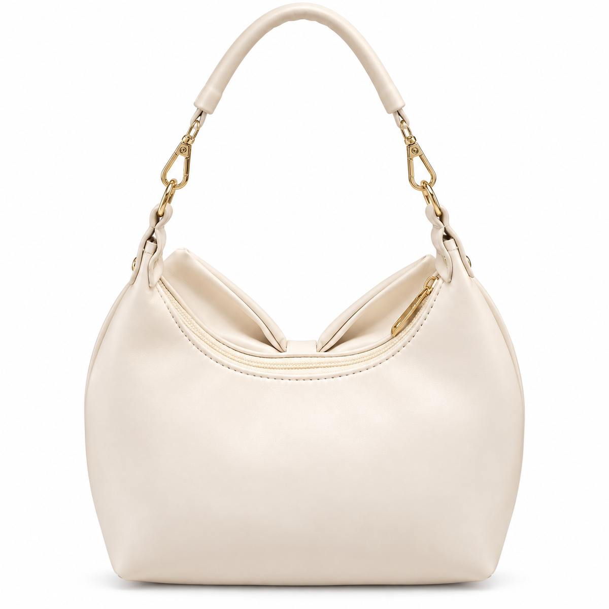 Bow Detail Hobo Shoulder Bag