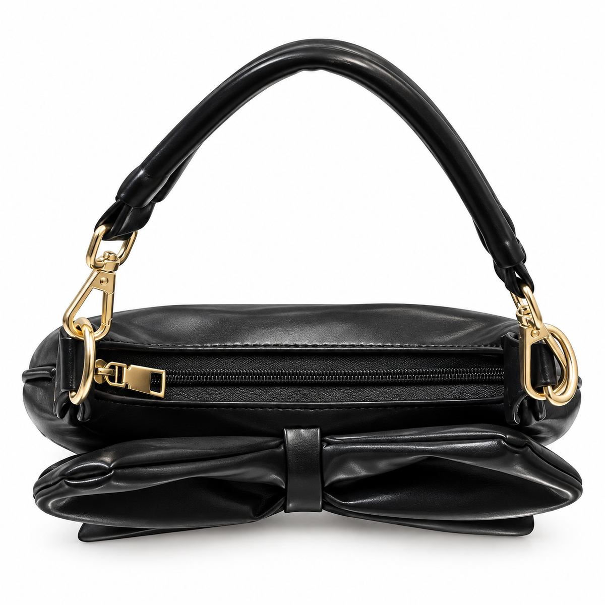 Bow Detail Hobo Shoulder Bag