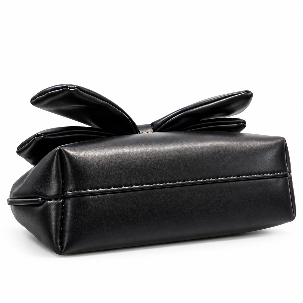 Bow Detail Hobo Shoulder Bag
