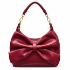 Bow Detail Hobo Shoulder Bag