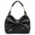 Bow Detail Hobo Shoulder Bag
