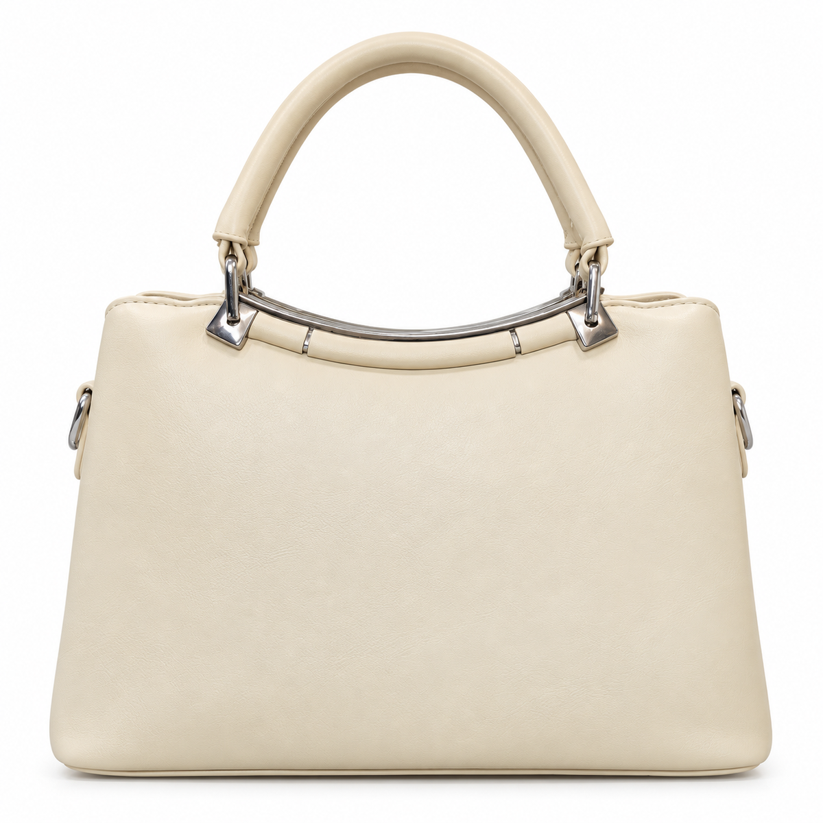 Imported Textured Top Handle Handbag