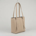 Minimalist Pebbled Shoulder Tote Bag