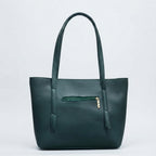 Minimalist Pebbled Shoulder Tote Bag