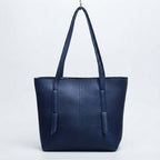 Minimalist Pebbled Shoulder Tote Bag
