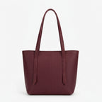 Minimalist Pebbled Shoulder Tote Bag