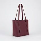 Minimalist Pebbled Shoulder Tote Bag