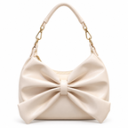 Bow Detail Hobo Shoulder Bag