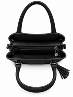 Tassel Detail Top Handle Handbag