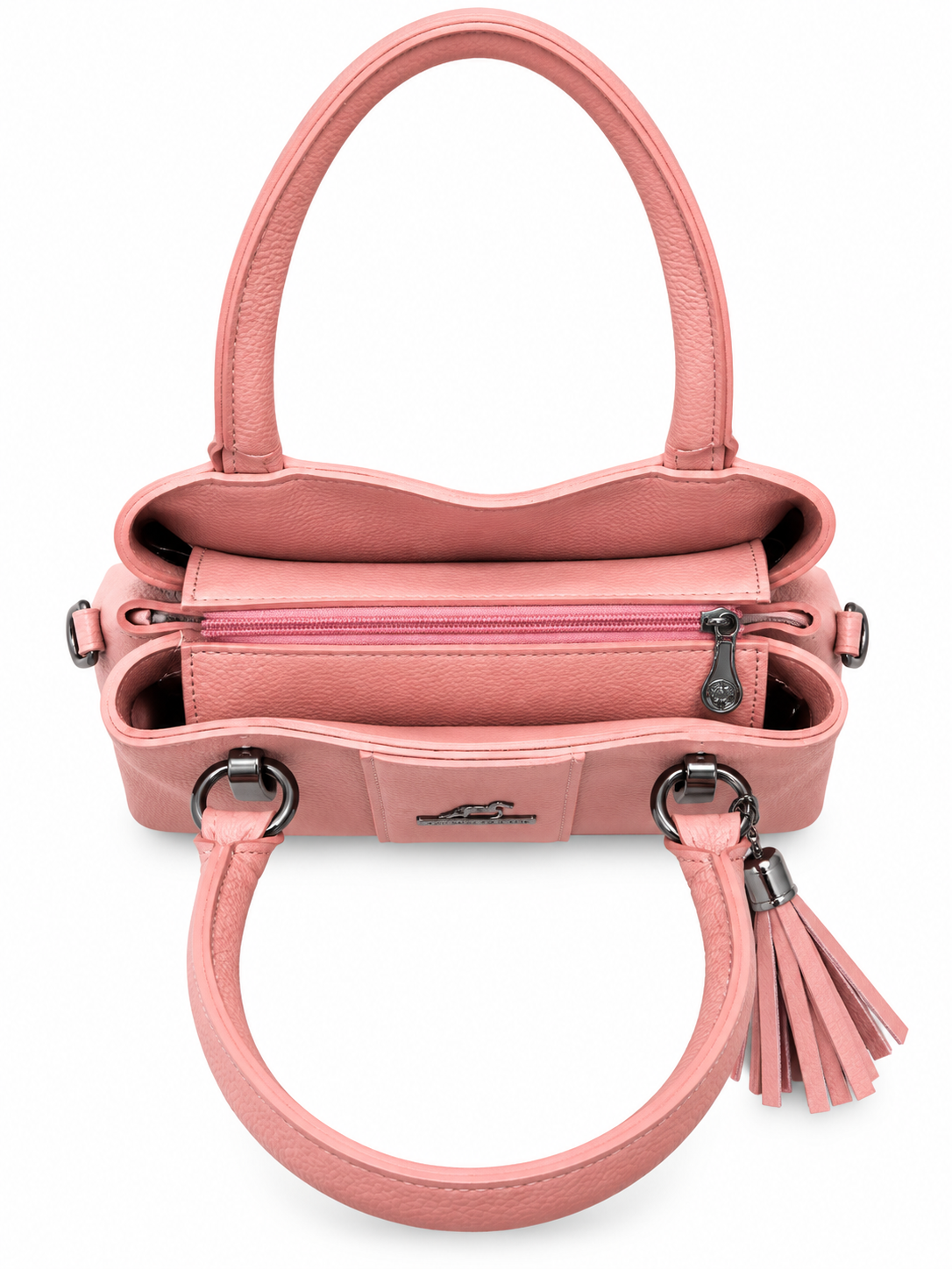 Tassel Detail Top Handle Handbag